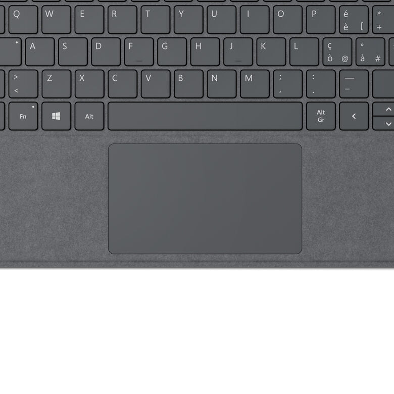 Microsoft Surface Go Type Cover - QWERTY - Platino (Alcantara)