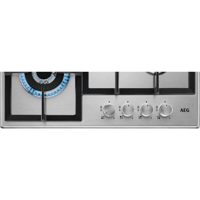 AEG 949 640 849 piano cottura Argento Da incasso 60 cm Gas 4 Fornello(i)