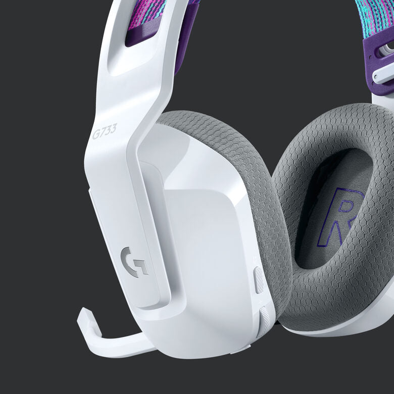 Logitech G G733 Wireless Headset Auricolare A Padiglione Giocare Bianco