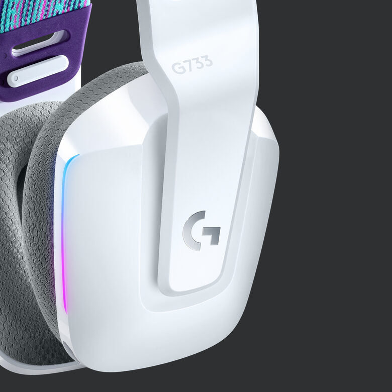 Logitech G G733 Wireless Headset Auricolare A Padiglione Giocare Bianco