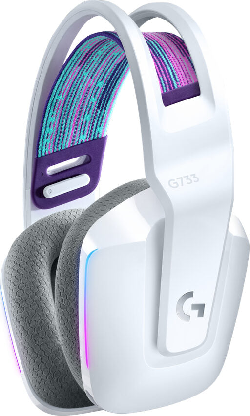 Logitech G G733 Wireless Headset Auricolare A Padiglione Giocare Bianco