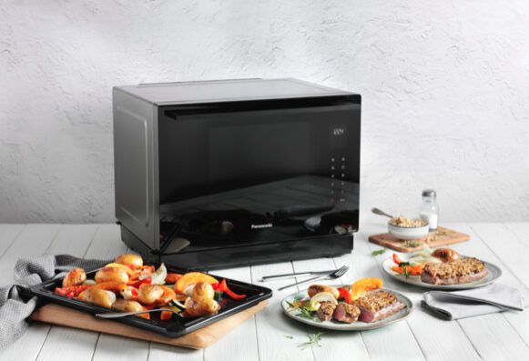 Panasonic NN-CS88LBEPG forno a microonde Superficie piana Microonde con grill 31 L 1000 W Nero