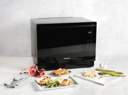 Panasonic NN-CS88LBEPG forno a microonde Superficie piana Microonde con grill 31 L 1000 W Nero