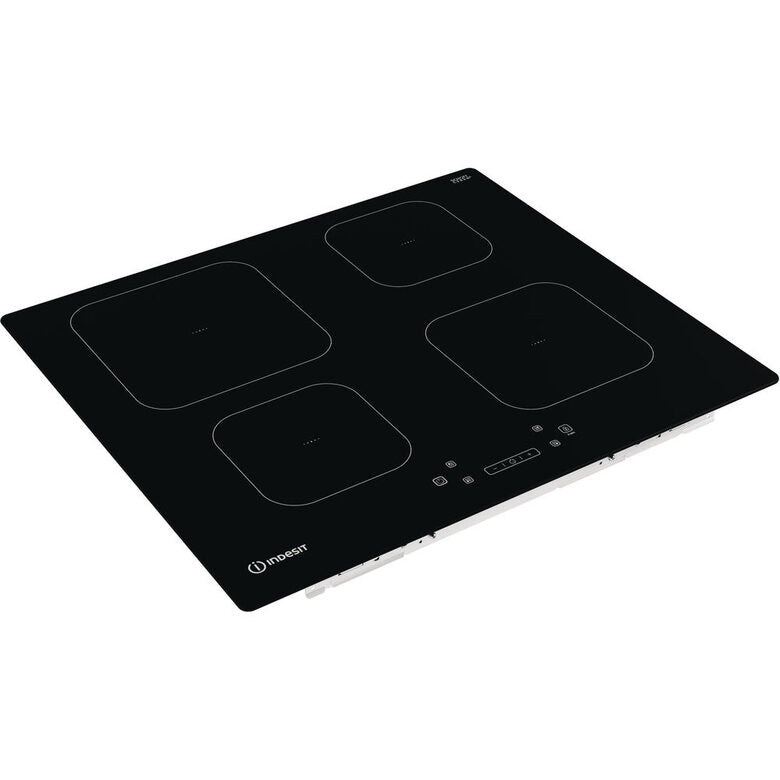 Indesit IS 83Q60 NE piano cottura Nero Da incasso 59 cm Piano cottura a induzione 4 Fornello(i)