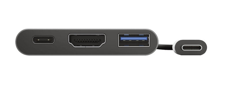 Trust Dalyx USB 3.2 Gen 1 (3.1 Gen 1) Type-C 5 Mbit/s Alluminio, Nero