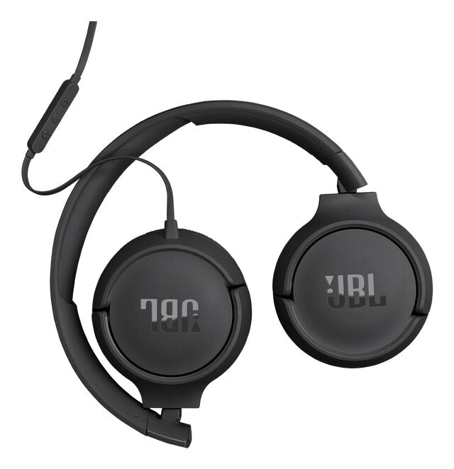 JBL Tune 520C USB-C Cuffie Cablato A Padiglione Musica e Chiamate USB tipo-C Nero