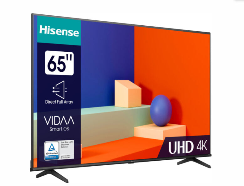 Hisense 65A69K Televisione Smart TV 65 Pollici Led 4K Ultra Hd Wi-fi Nero, Grigio