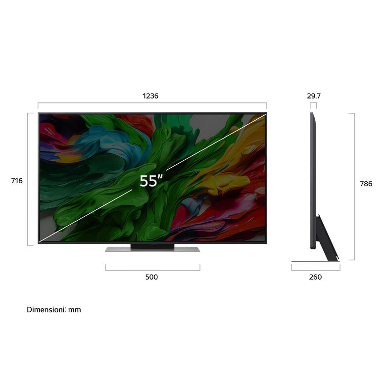 LG 55QNED86A6A Smart TV 55" QNED EVO AI MINILED UHD 4K -  Charcoal Black