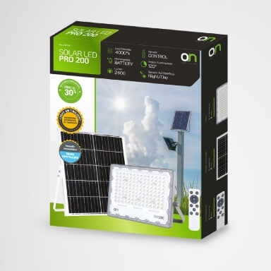 Kon.El.Co. Solar LED Pro 200 25 W Grigio