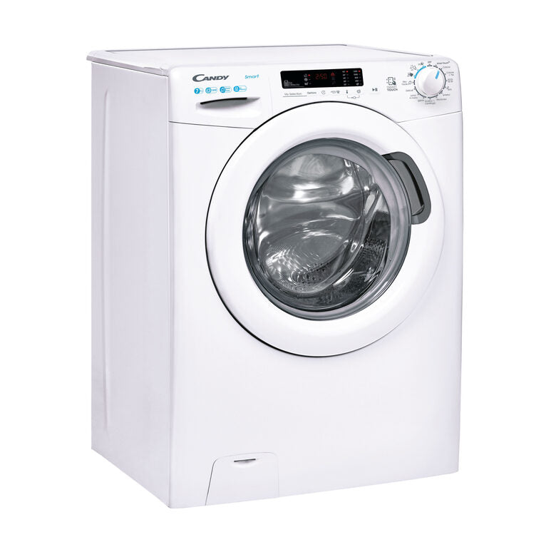 Candy CSS4372DW4/1-11 Lavatrice Smart A Libera Installazione 7 Kg, 1300 Giri, My Statistics, Smart Check-up, Classe B, Bianco