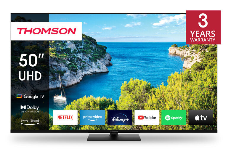 Thomson 43UG5C14 Televisione Smart TV 43 Pollici Led 4K Uhd Google TV TV Nero