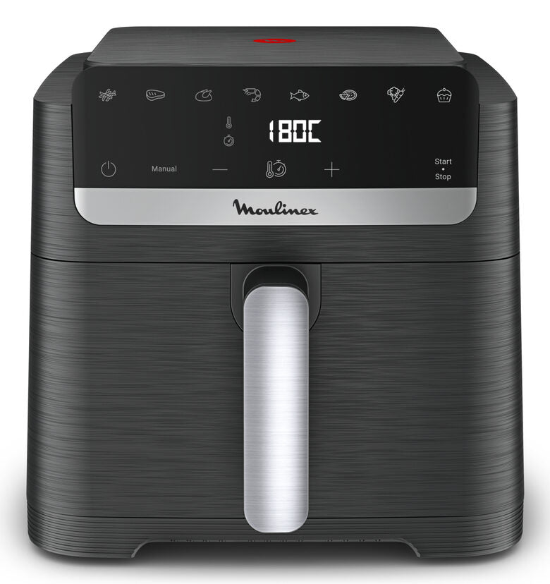 Moulinex Easy Fry Mega Compact , Friggitrice ad Aria XL Capacità 7.5L, design compatto, EZ8618