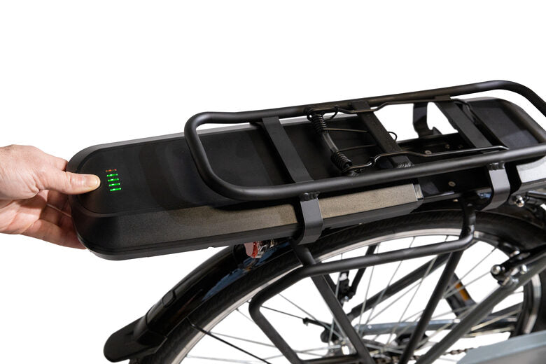 EMG Bici elettrica Vintage Marlon, con telaio 19", ruota 28", motore Ananda centrale 250W, Batteria 13Ah, Cambio Shimano