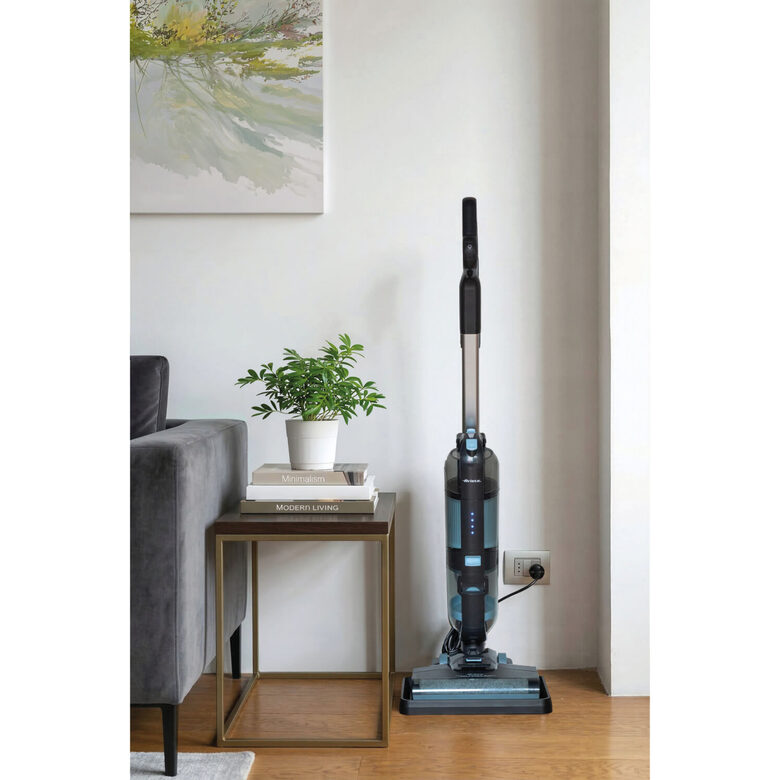 Ariete 2487 Aquaforce Easy Wash&Vacuum, Lavapavimenti con filo, 600W, Aspira e lava, Due serbatoi, Funzione autopulizia