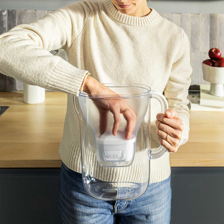 Brita Style Essential Caraffa filtrante 2,4 L Trasparente, Bianco
