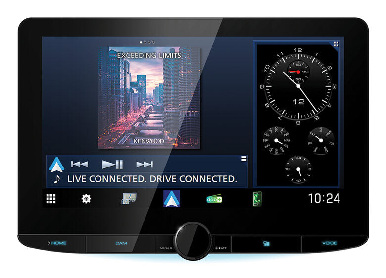 Kenwood DMX9724XDS Nero Wi-Fi 88 W Bluetooth