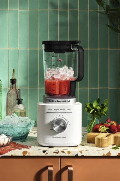 KitchenAid 5KSB2073EPL 2 L Frullatore da tavolo 1200 W Nero, Bianco