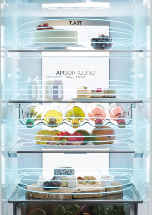 Haier HDPW7620ANPK 2D 60 Serie 7 Pro Frigorifero Combinato A Libera Installazione, No Frost, Tecnologia Haier Air Surround, Led Daylight, Classe A, Acciaio Inox