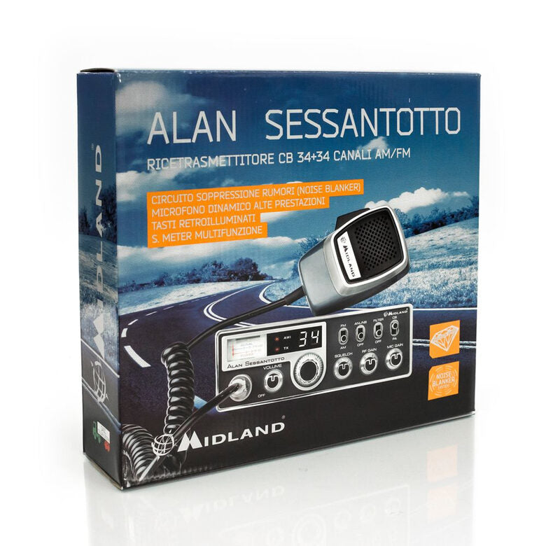 Midland Alan Sessantotto 34 canali Radio CB per camion