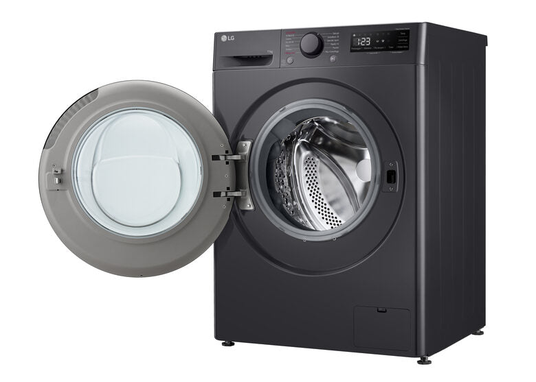 LG F4R5011TSMB Lavatrice 11kg AI DD, Classe A-10%, 1400 giri, TurboWash, Vapore