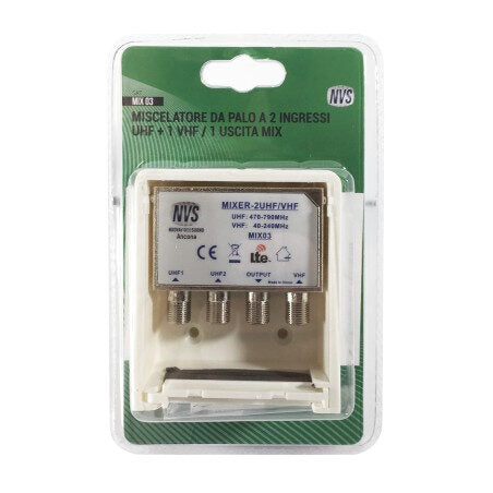 nuovaVideosuono MIX03 accessorio per antenne Argento, Bianco