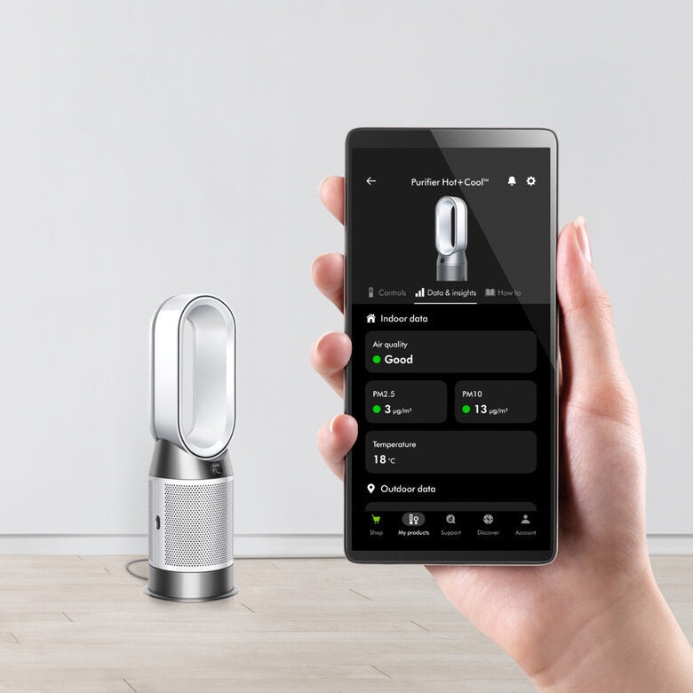 Dyson Purifier Hot+Cool HP1 Purificatore 27 m² 61,4 dB Bianco