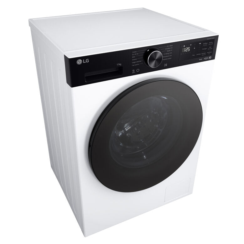 LG F4NX5011TKB Lavatrice Intelligente 11 kg Classe A-40% Bianco/Nero