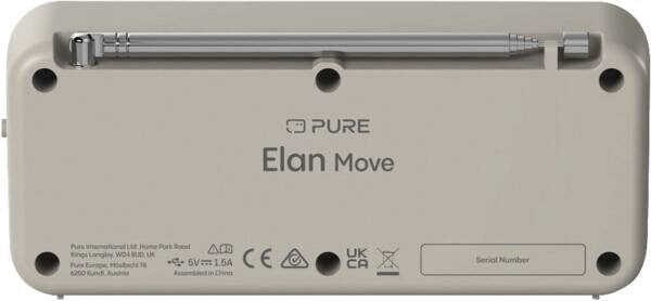 Pure Elan Radio Move Personale Digitale Grigio