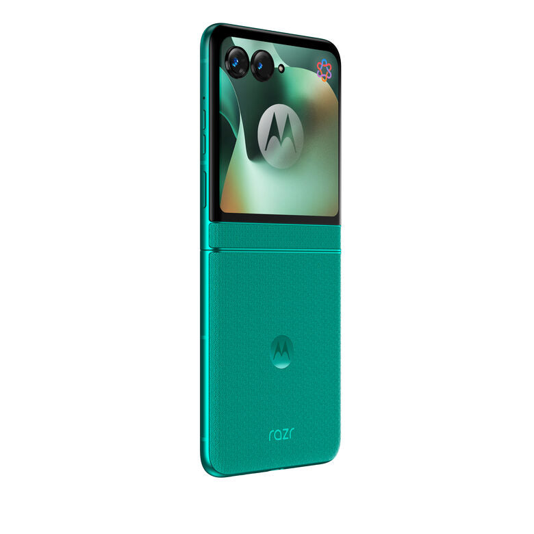 Motorola razr 70 (8/256GB, Doppia camera 50MP, Display interno FHD+ 6.9" 120Hz e esterno 3.62", MediaTek Dimensity 7450X, 4800mAh, TurboPower 30W, Android 16), PANTONE Sporting Green