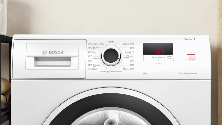 Bosch Serie 2 WGE03200IT Lavatrice a carica frontale 8kg 1200g/min Bianco Classe A