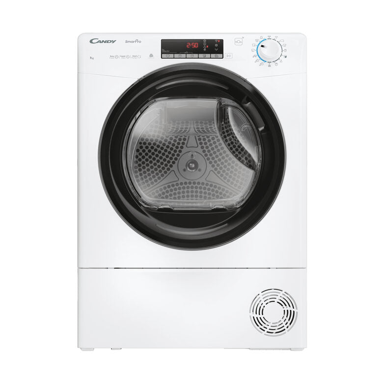 Candy CRO4 H7A2TBE-S Asciugatrice A Libera Installazione 7 Kg, Smart Pro, Wi-Fi + Bluetooth®, Classe E, Bianco
