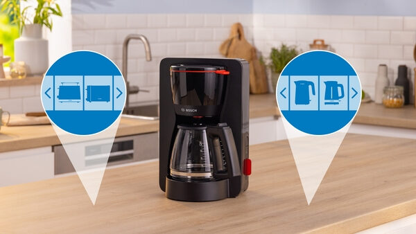 Bosch TKA3M133 macchina per caffè Macchina da caffè con filtro 1,25 L