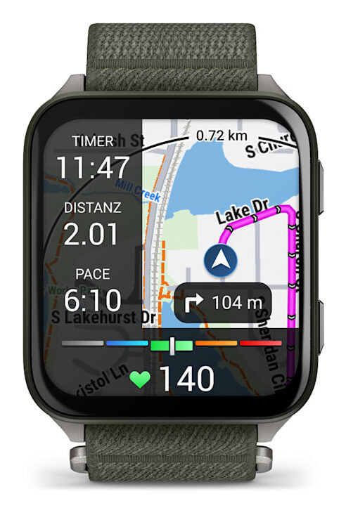 Garmin Venu X1 5,08 cm (2") AMOLED Digitale 448 x 486 Pixel Touch screen Grigio Wi-Fi GPS (satellitare)