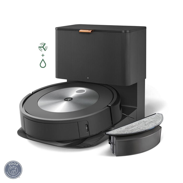 iRobot Roomba Combo j5 Aspirapolvere Robot Sacchetto per la polvere Nero