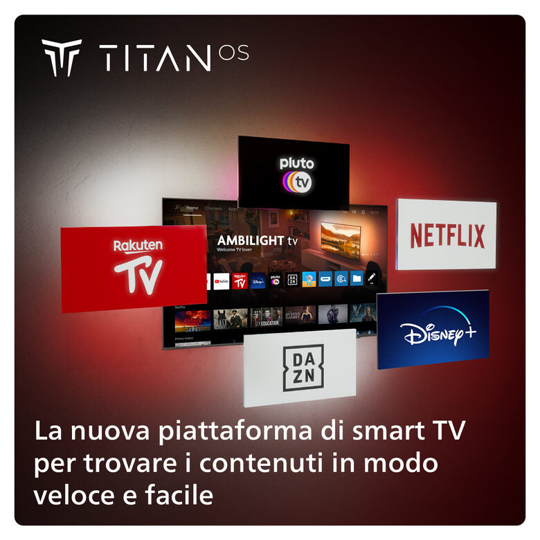 Philips 65PUS8009 Televisione Smart TV 65 Pollici Led 4K Ultra Hd Wi-fi Nero