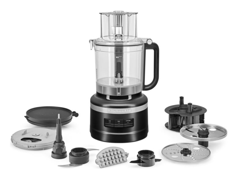 KitchenAid 5KFP1319EBM robot da cucina 400 W 3,1 L Nero, Argento, Trasparente