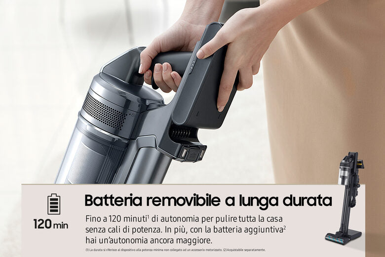 Samsung Aspirapolvere senza filo Jet™ 95 multi extra 210W VS20C955CTK