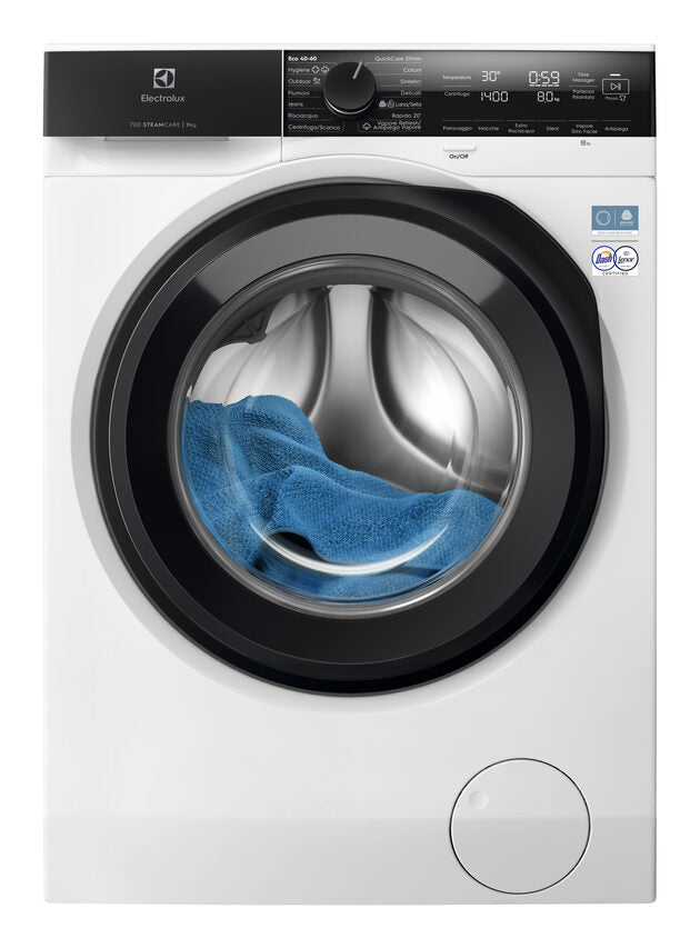 Electrolux EW7F411BG3 Lavatrice SteamCare A Libera Installazione 11 Kg, 1351 Giri, Classe A, Bianco