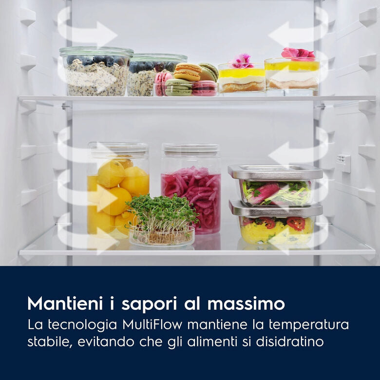 Electrolux FRIGORIFERO COMBINATO MULTIFLOW CLASSE E LNN3CE18S