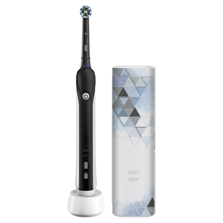 Oral-B PRO 1-750 Spazzolino Elettrico Ricaricabile Di Braun, 1 Testina, 1 Custodia Da Viaggio In Regalo
