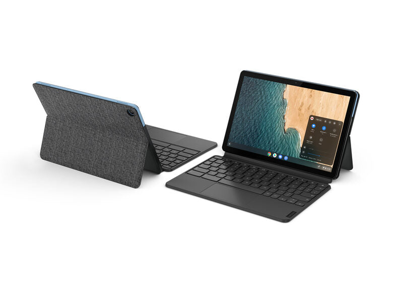 Lenovo IdeaPad Duet Chromebook 64 GB 25,6 cm (10.1") MediaTek 4 GB Wi-Fi 5 (802.11ac) Chrome OS Blu, Grigio