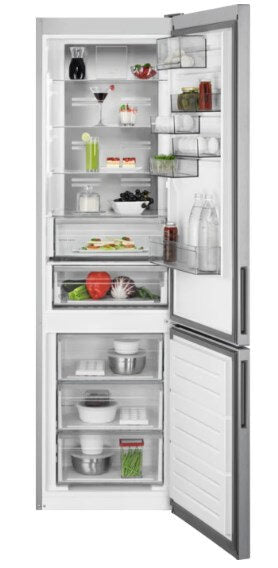 AEG RCB736E5MX frigorifero con congelatore Libera installazione 360 L E Acciaio inossidabile