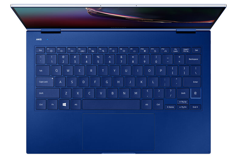 Samsung Galaxy Book Flex 13,3” Royal Blue Touch Screen S Pen Intel® Core™ i5 di decima generazione Windows 10 Home Wi-Fi 6 RAM 12GB Memoria 512GB Batteria 69,7Wh Lettore impronte digitali