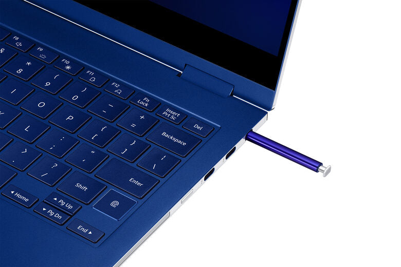 Samsung Galaxy Book Flex 13,3” Royal Blue Touch Screen S Pen Intel® Core™ i5 di decima generazione Windows 10 Home Wi-Fi 6 RAM 12GB Memoria 512GB Batteria 69,7Wh Lettore impronte digitali