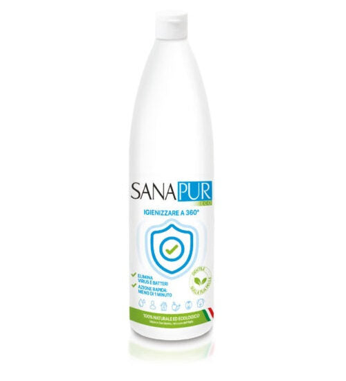 S2Life Sanapur Eco Igienizzante per mani 1000 ml Bottiglia Liquido