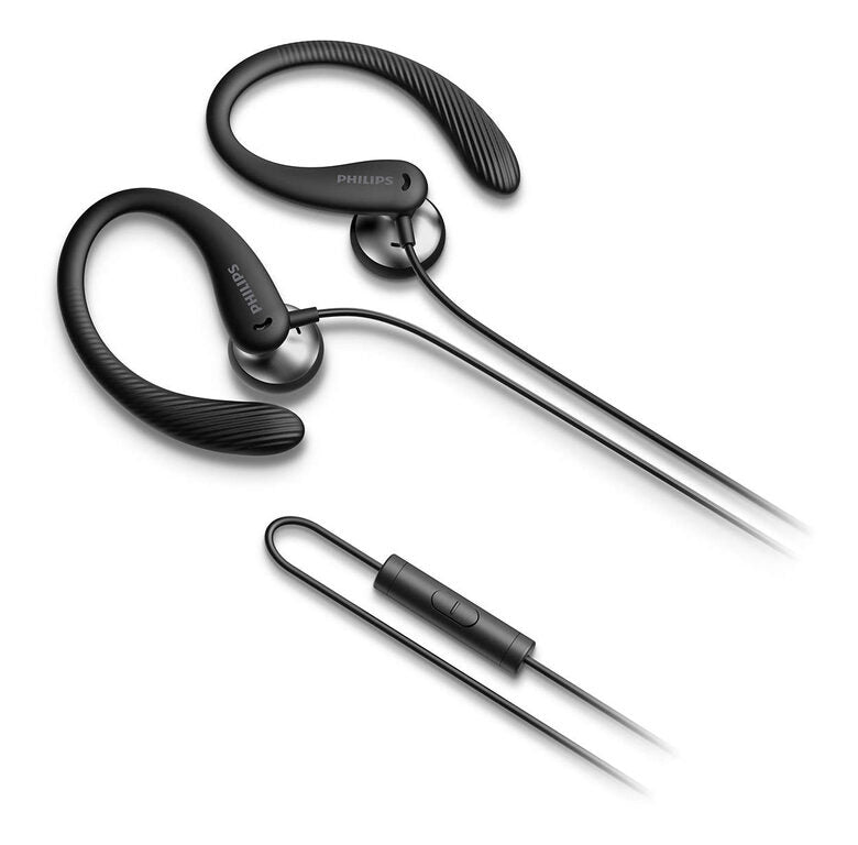 Philips TAA1105BK/00 cuffia e auricolare Cablato A clip, In-ear Sport Nero