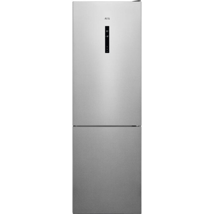 AEG RCB732D5MX frigorifero con congelatore Libera installazione 331 L D Grigio, Acciaio inossidabile