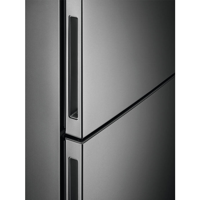 AEG RCB732D5MX frigorifero con congelatore Libera installazione 331 L D Grigio, Acciaio inossidabile