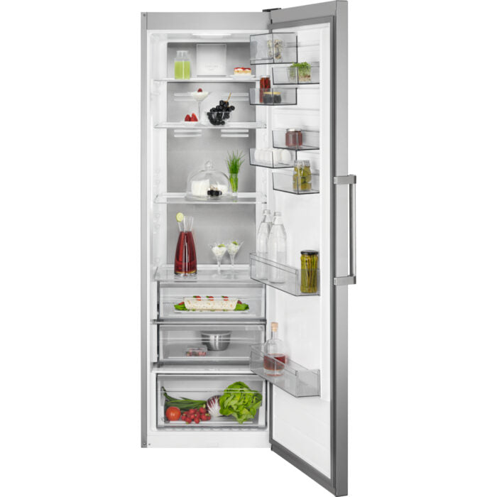 AEG RKB738E5MX frigorifero Libera installazione 380 L E Acciaio inossidabile