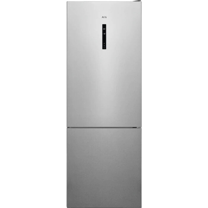 AEG RCB646E3MX frigorifero con congelatore Libera installazione 481 L E Acciaio inossidabile